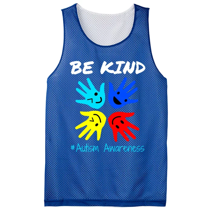 Be Kind Autism Awareness Happy Smile Choose Kindness Gift Mesh Reversible Basketball Jersey Tank