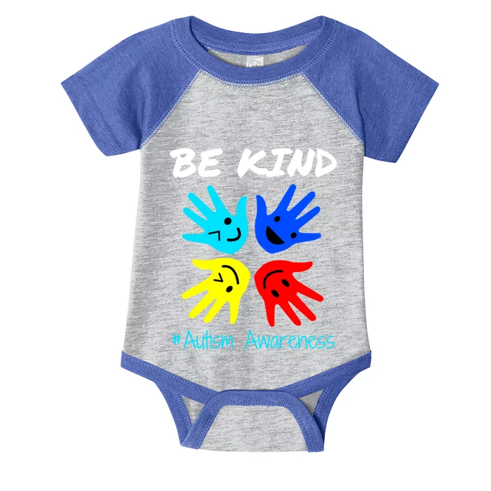 Be Kind Autism Awareness Happy Smile Choose Kindness Gift Infant Baby Jersey Bodysuit