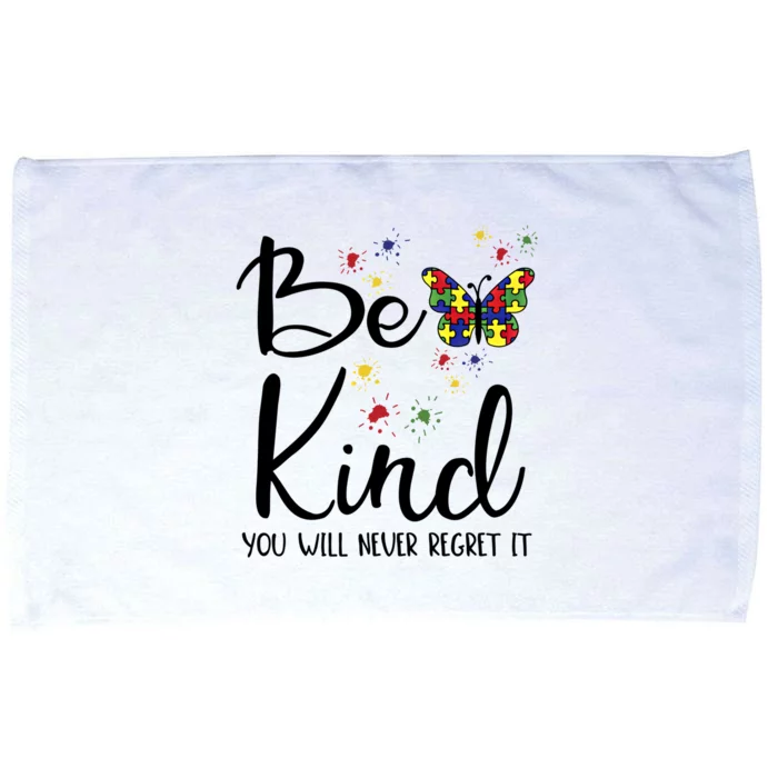 Be Kind Autism Teacher Inclusion Diversity Choose Kindness Meaningful Gift Microfiber Hand Towel