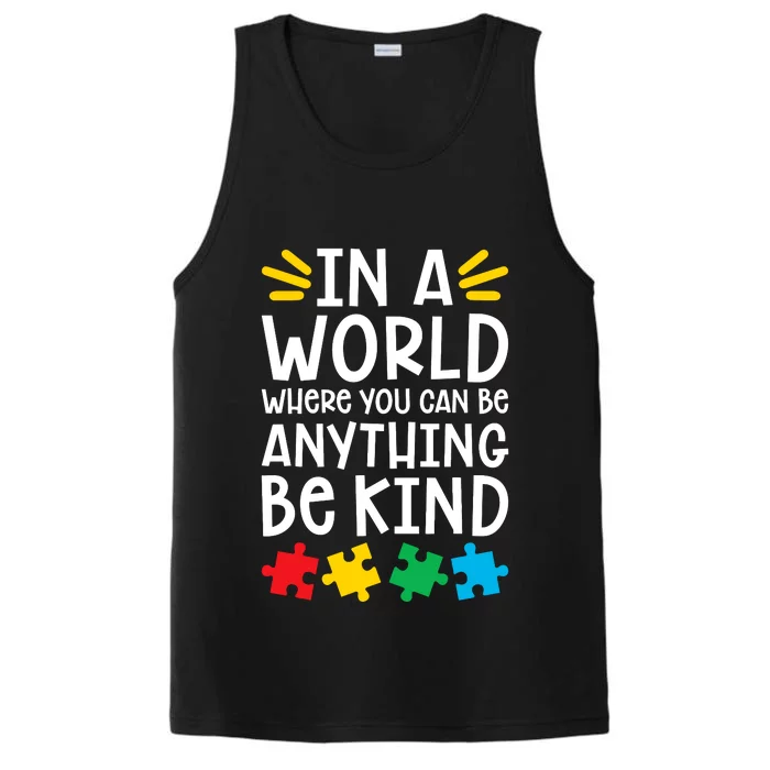 Be Kind Autism Performance Tank