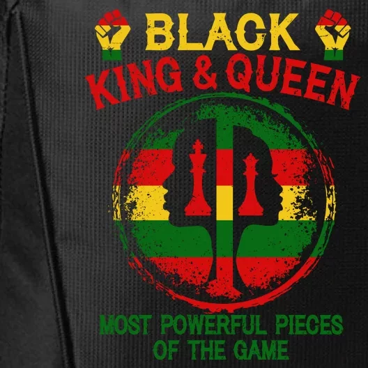 Black King And Queen Most Powerful Pieces Of The Game City Backpack