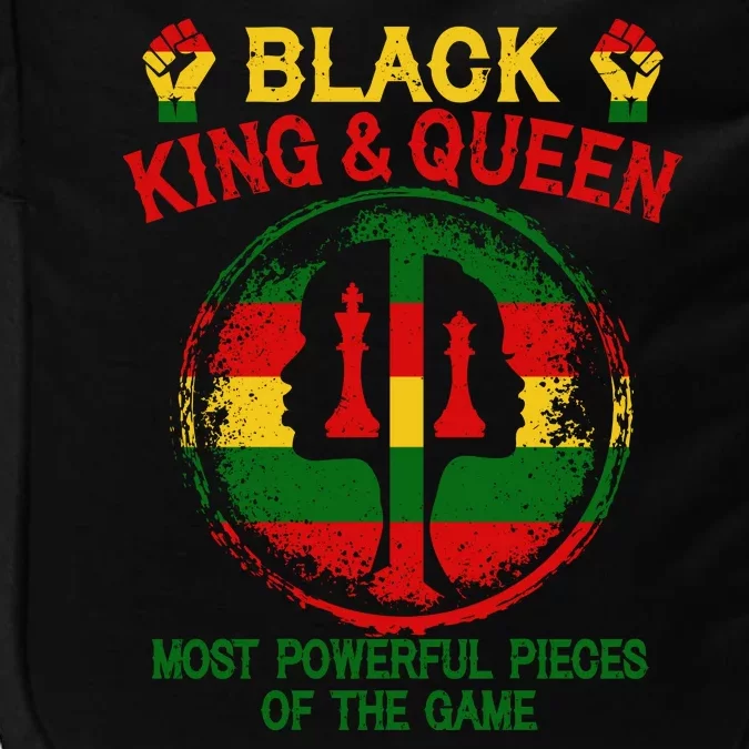 Black King And Queen Most Powerful Pieces Of The Game Impact Tech Backpack