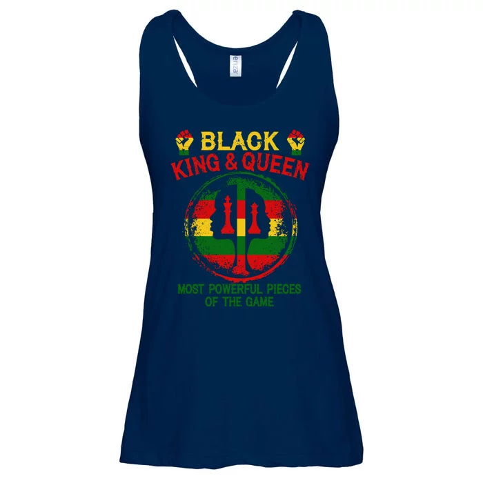 Black King And Queen Most Powerful Pieces Of The Game Ladies Essential Flowy Tank