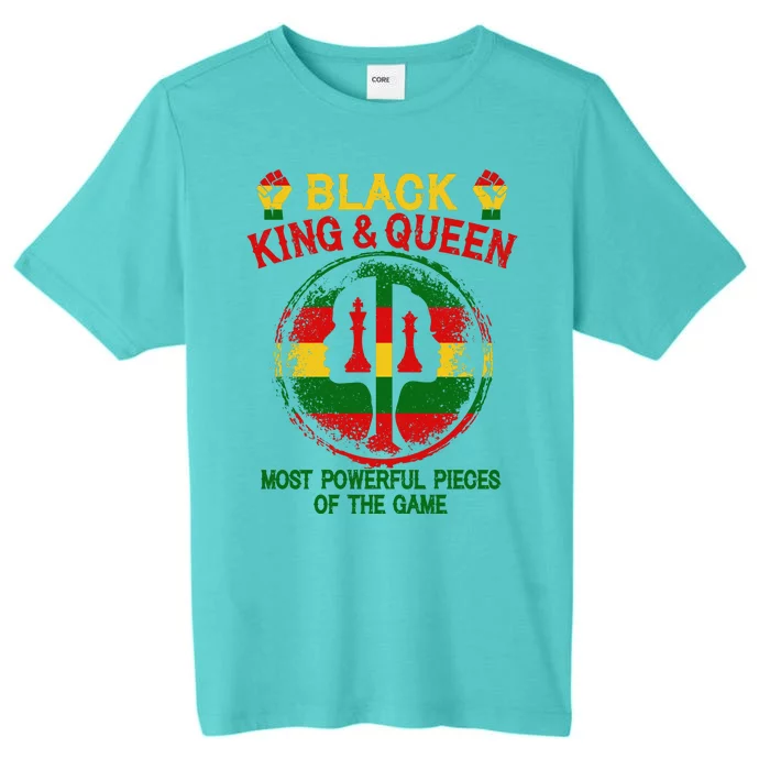 Black King And Queen Most Powerful Pieces Of The Game ChromaSoft Performance T-Shirt