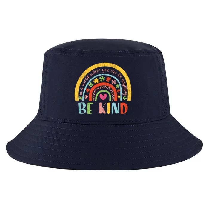 Be Kind Autism Awareness Acceptance Rainbow Choose Kindness Cute Gift Cool Comfort Performance Bucket Hat