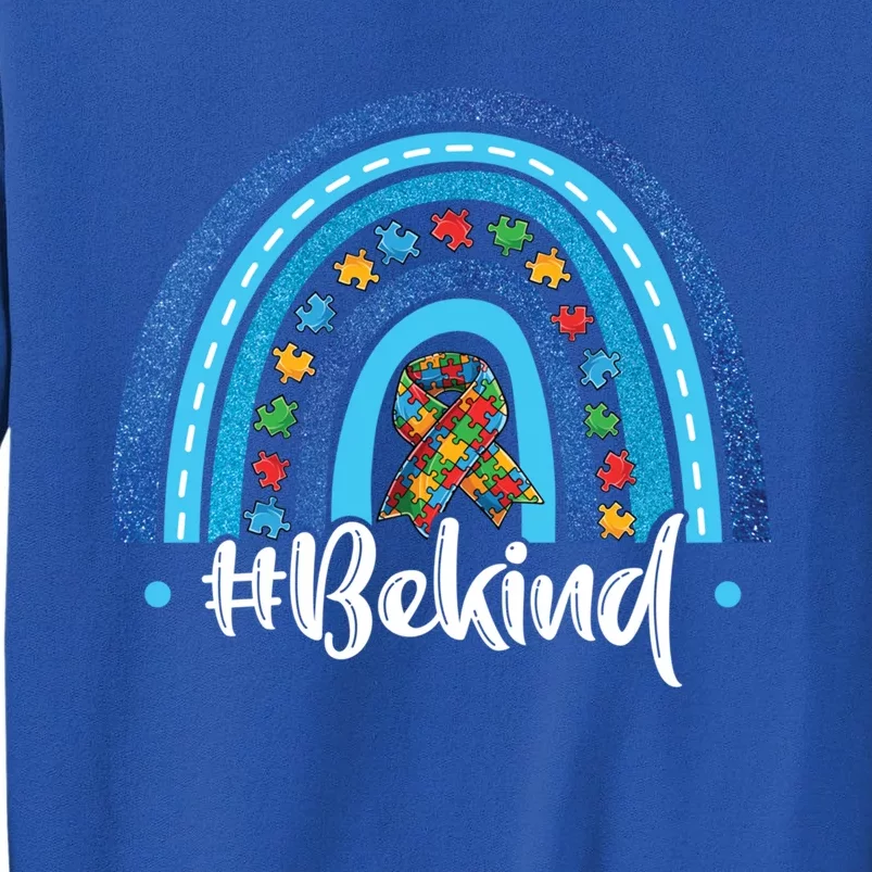 Be Kind Autism Awareness Acceptance Puzzle Rainbow Kindness Funny Gift Sweatshirt