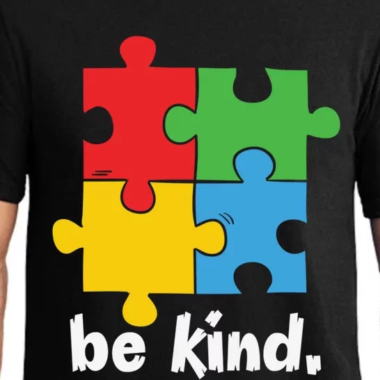 Be Kind Autism Awareness Kindness Positive Saying Gift Pajama Set