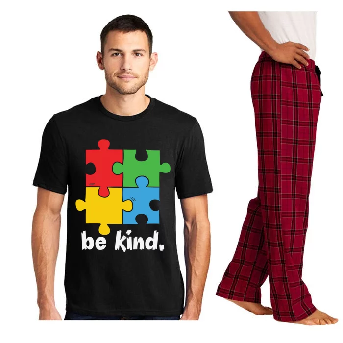 Be Kind Autism Awareness Kindness Positive Saying Gift Pajama Set