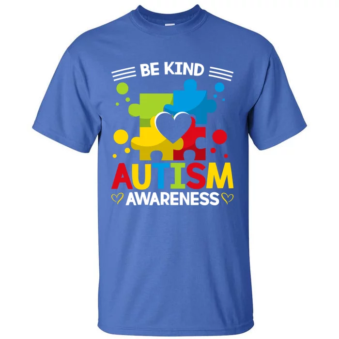 Be Kind Autism Awareness Acceptance Choose Kindness Cool Gift Tall T-Shirt