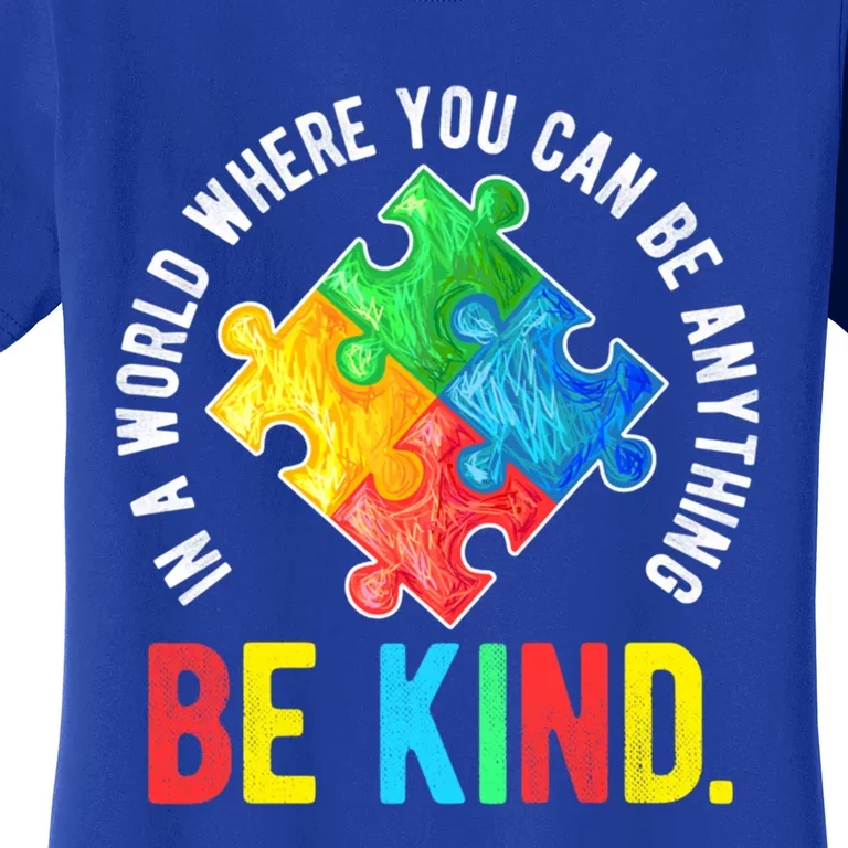 Be Kind Autism Awareness Cute Gift Women's T-Shirt