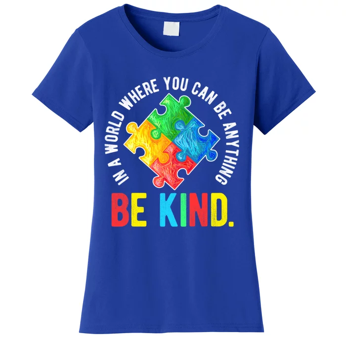 Be Kind Autism Awareness Cute Gift Women's T-Shirt