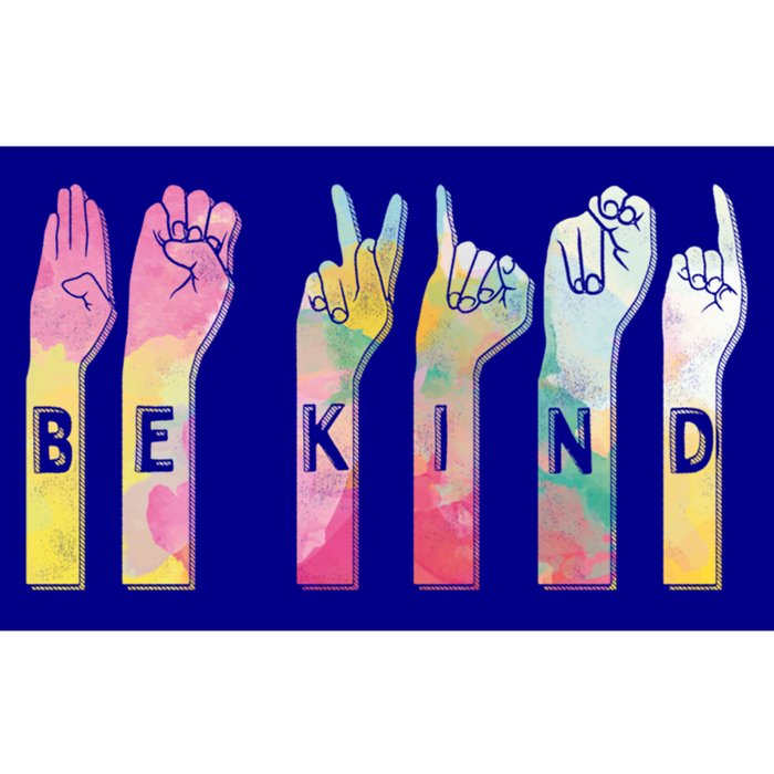 Be Kind Asl Alphabet American Sign Language Gift Bumper Sticker