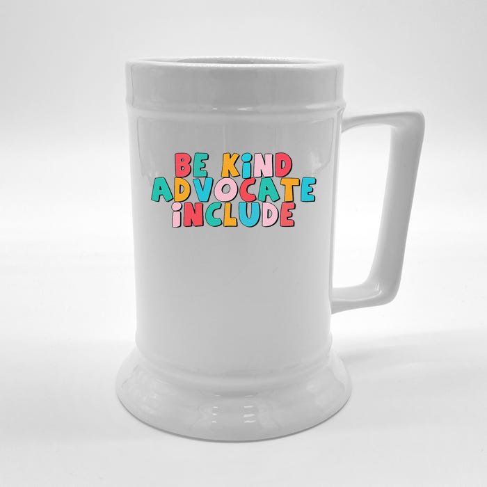 Be Kind Advocate Include Front & Back Beer Stein