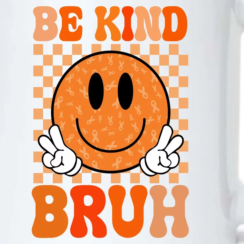 Be Kind Bruh Anti Bullying Smile Face Black Color Changing Mug