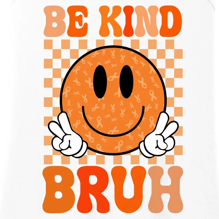 Be Kind Bruh Anti Bullying Smile Face Ladies Essential Tank