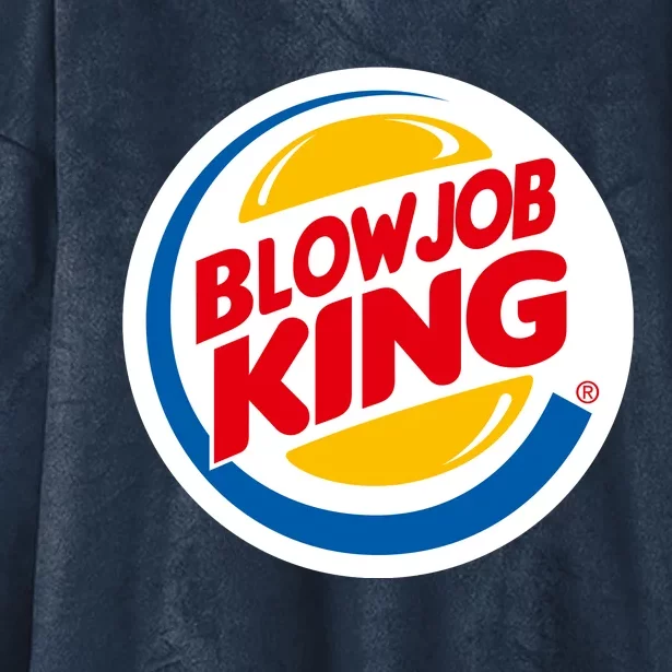 Blowjob King Hooded Wearable Blanket