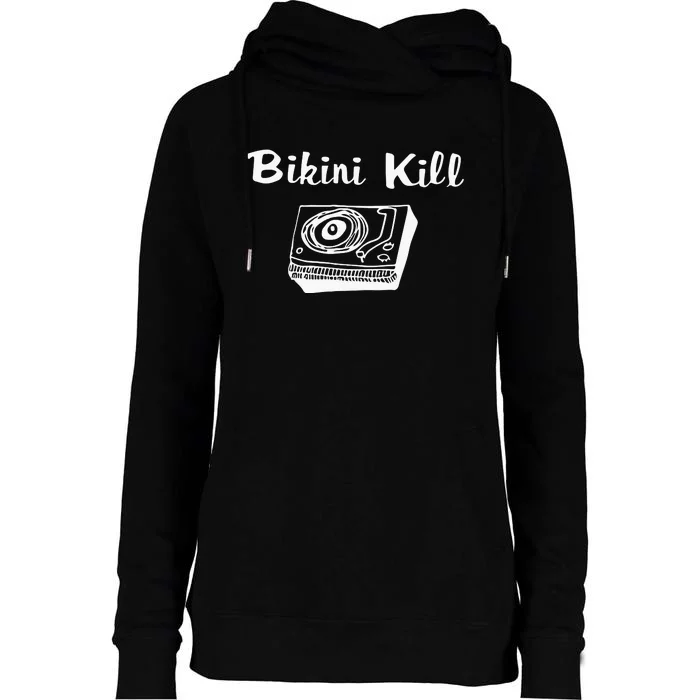 Bikini Kill Womens Funnel Neck Pullover Hood