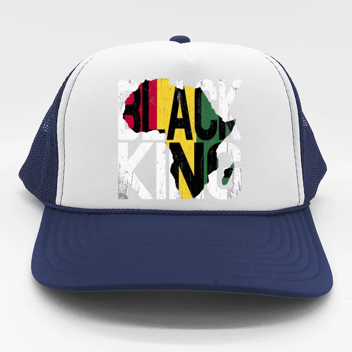 Black King Black History Month African American Pride Africa Cute Gift Trucker Hat