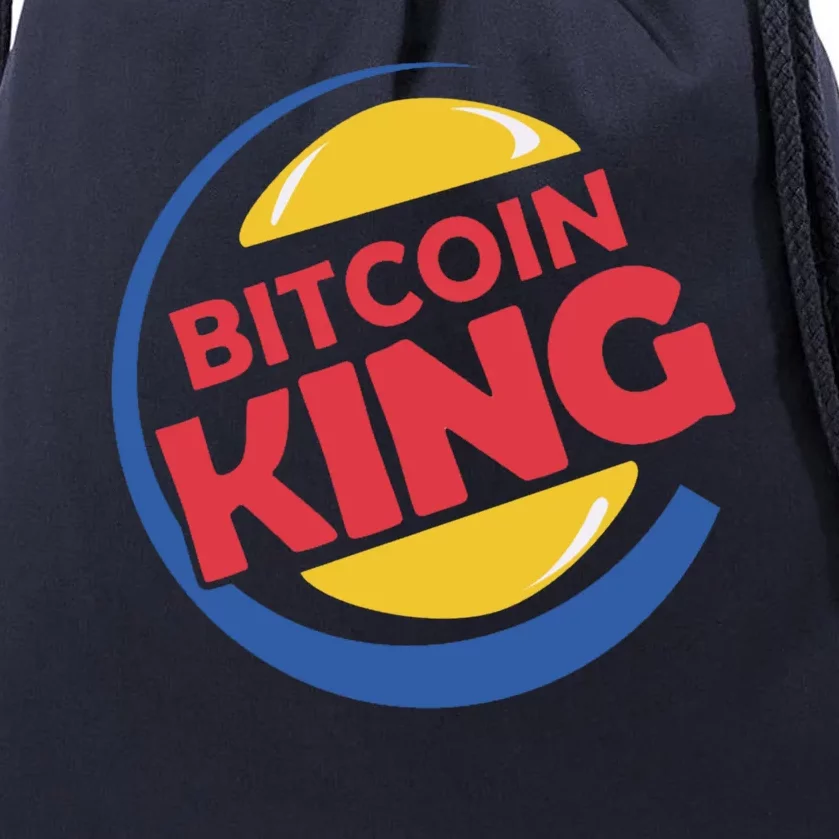 Bitcoin King Drawstring Bag