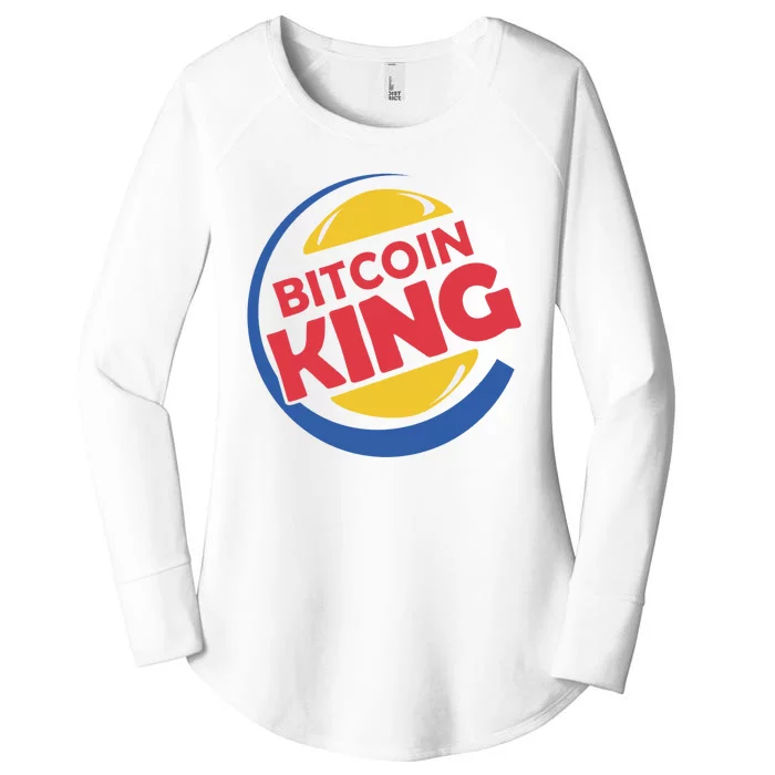 Bitcoin King Women's Perfect Tri Tunic Long Sleeve Shirt