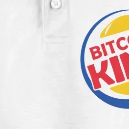 Bitcoin King Dry Zone Grid Performance Polo