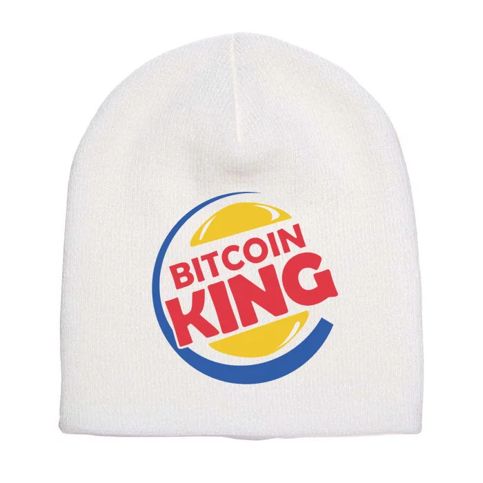 Bitcoin King Short Acrylic Beanie