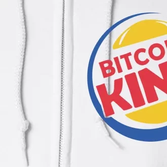 Bitcoin King Full Zip Hoodie