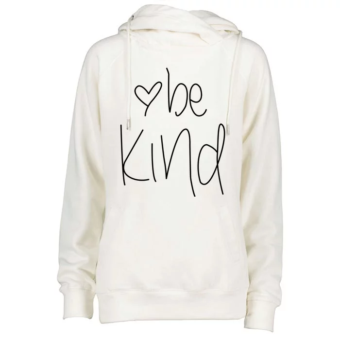 Be Kind Womens Funnel Neck Pullover Hood