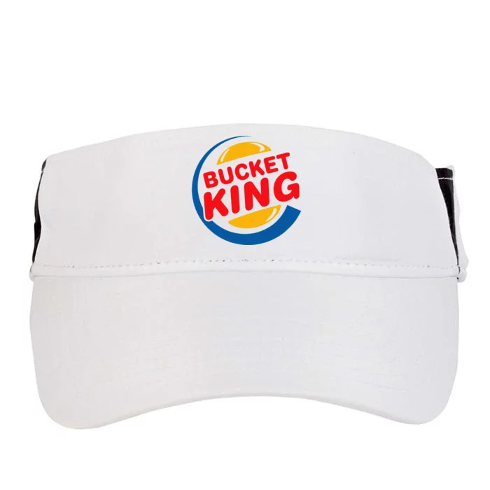 Bucket King Basketball Player Hoops Culture Funny Adult Drive Performance Visor