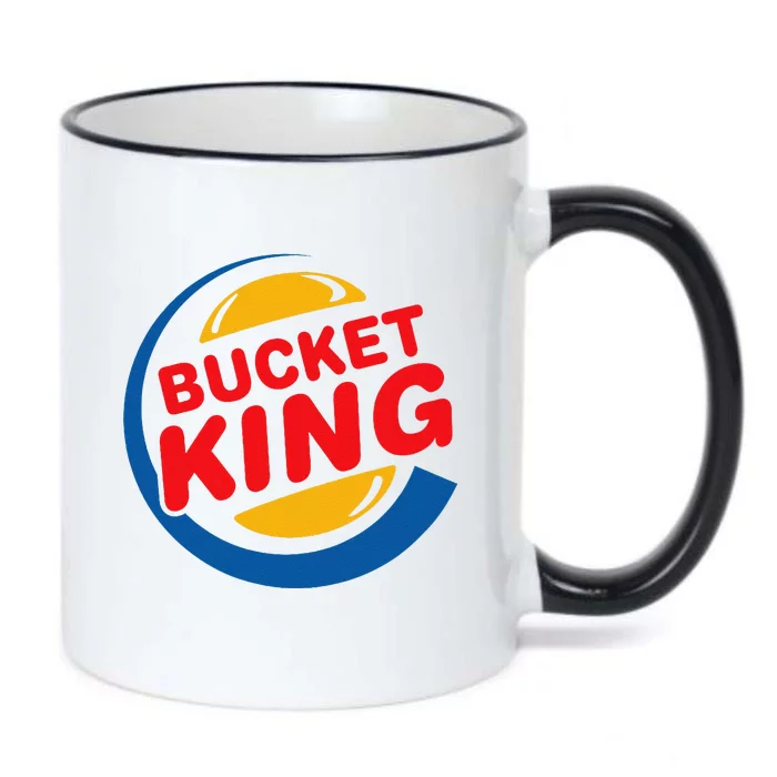 Bucket King Basketball Player Hoops Culture Funny Black Color Changing Mug