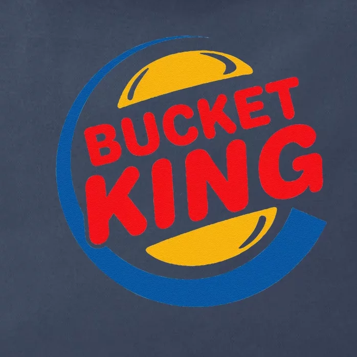 Bucket King Basketball Player Hoops Culture Funny Zip Tote Bag