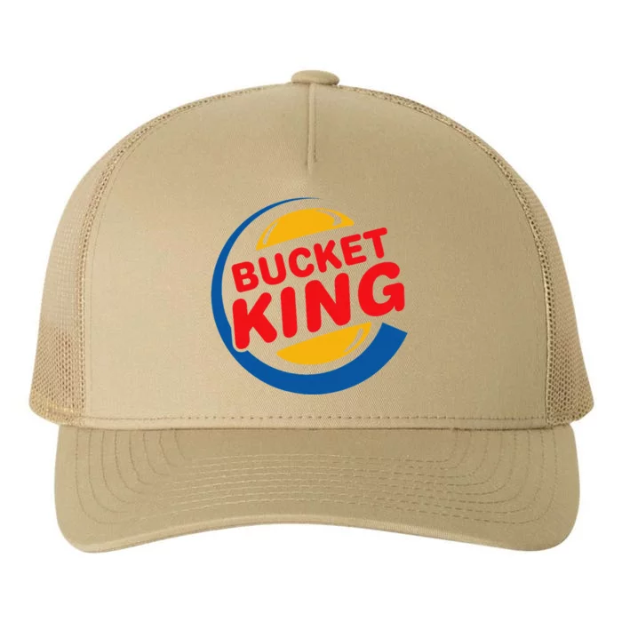 Bucket King Basketball Player Hoops Culture Funny Yupoong Adult 5-Panel Trucker Hat