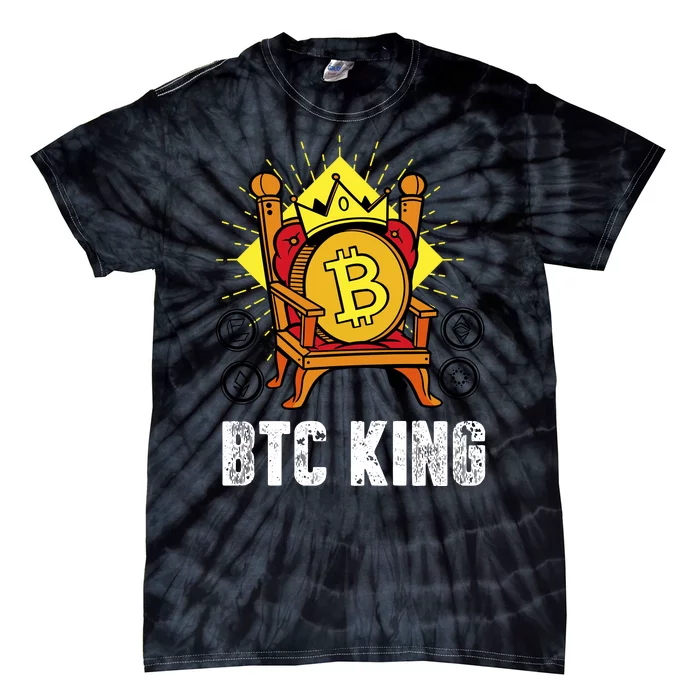 Bitcoin King Tie-Dye T-Shirt