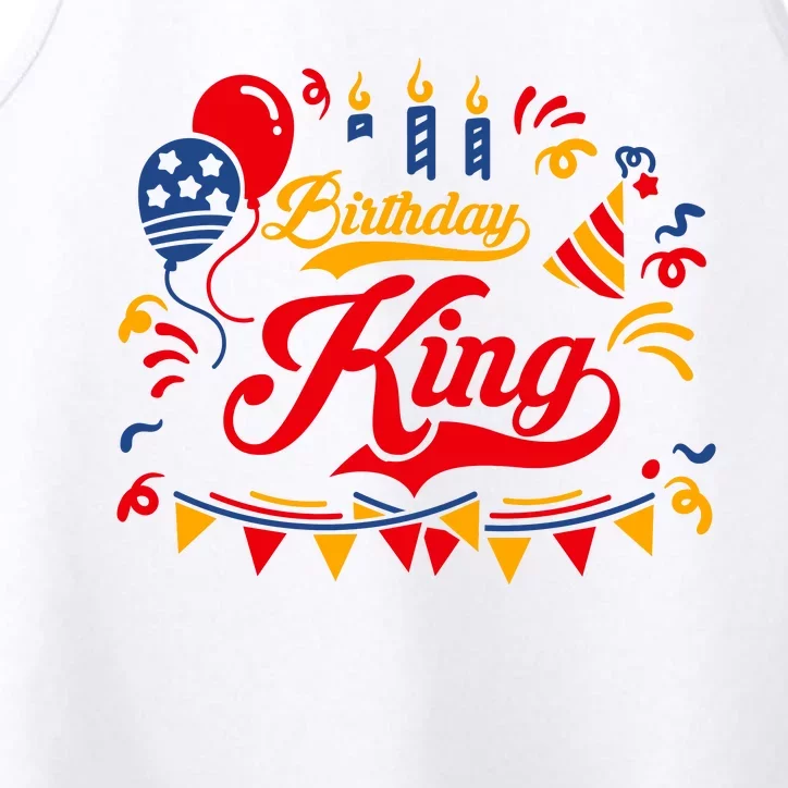 Birthday King Performance Tank