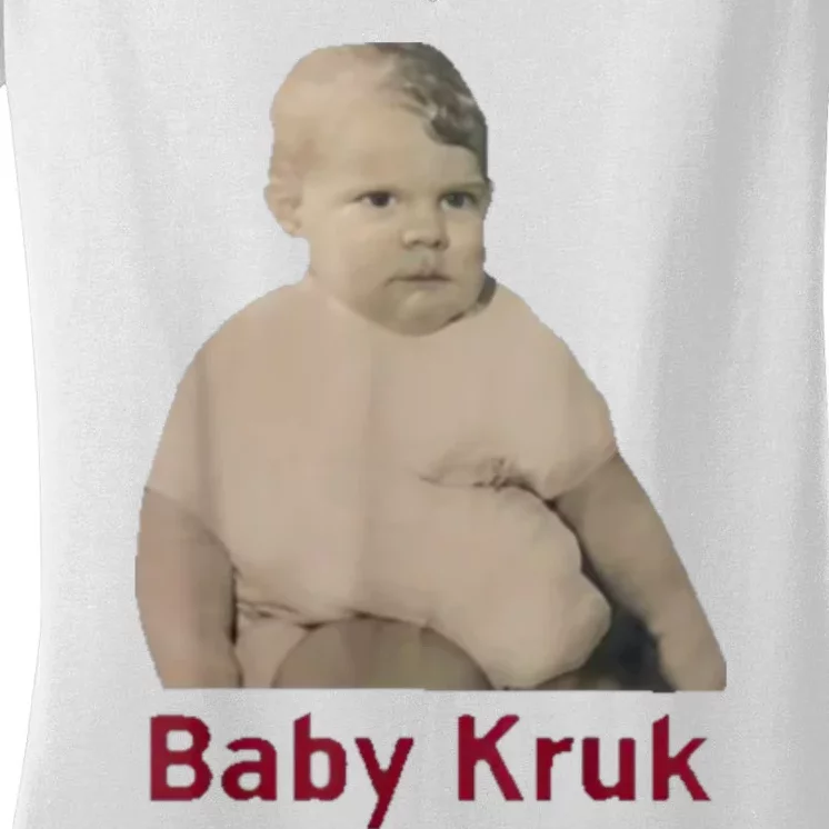 Baby Kruk Women's V-Neck T-Shirt