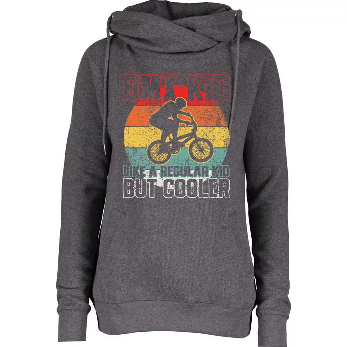 Bmx .K.I.D Womens Funnel Neck Pullover Hood