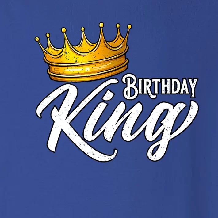 Birthday King Birthday King Birthday Party Toddler Long Sleeve Shirt