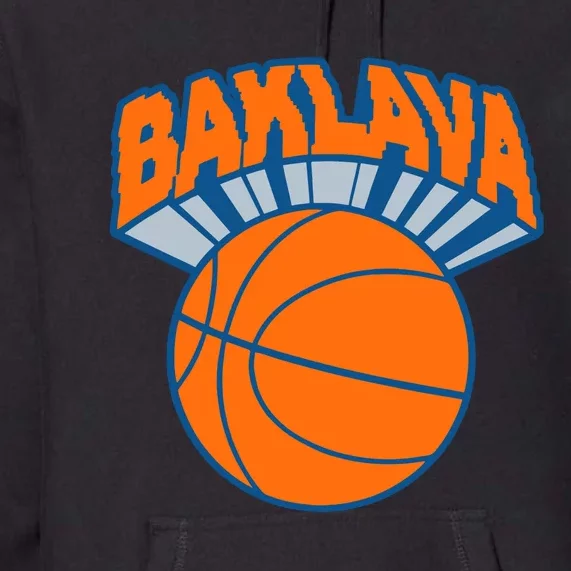 Bambambaklava Knicks Baklava Premium Hoodie