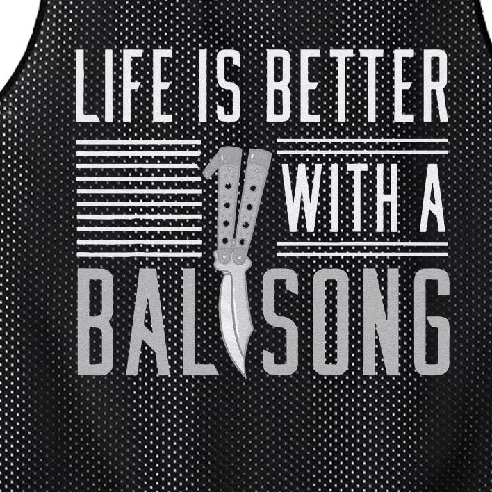 Balisong Knife Batangas Butterfly Folding Pocketknife Mesh Reversible Basketball Jersey Tank