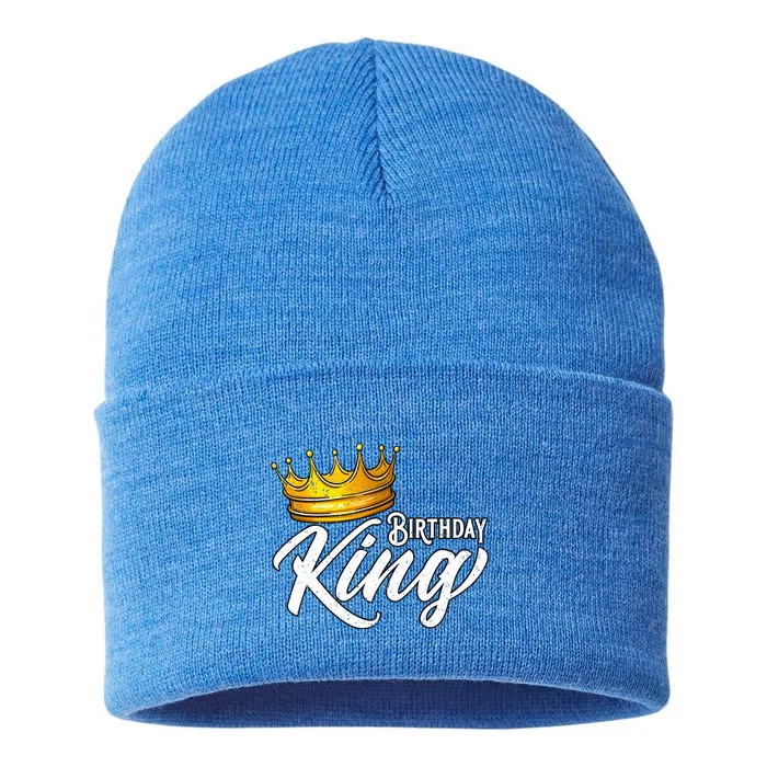 Birthday King Birthday Birthday Sustainable Knit Beanie