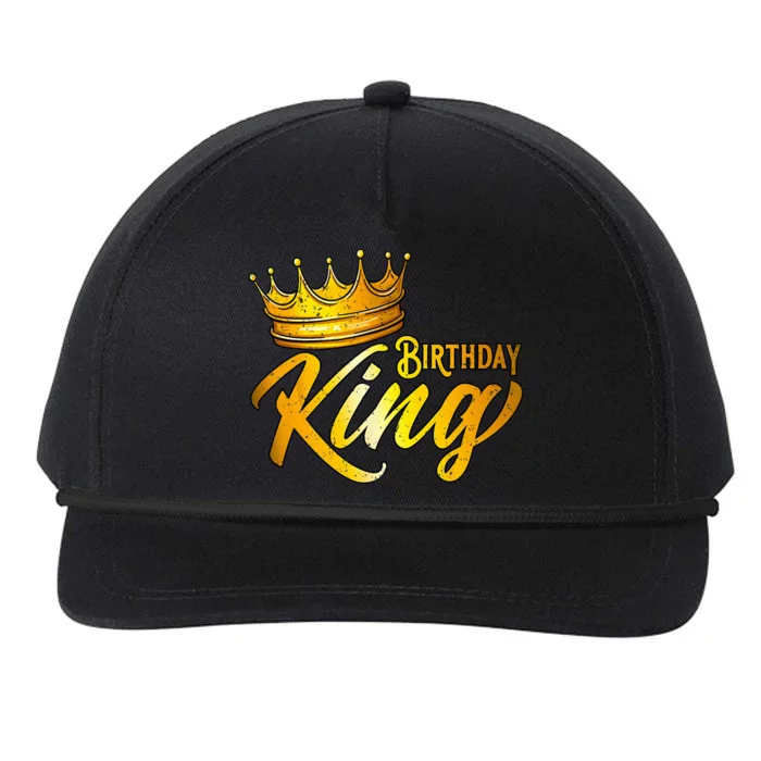 Birthday King Birthday Funny Birthday Snapback Five-Panel Rope Hat