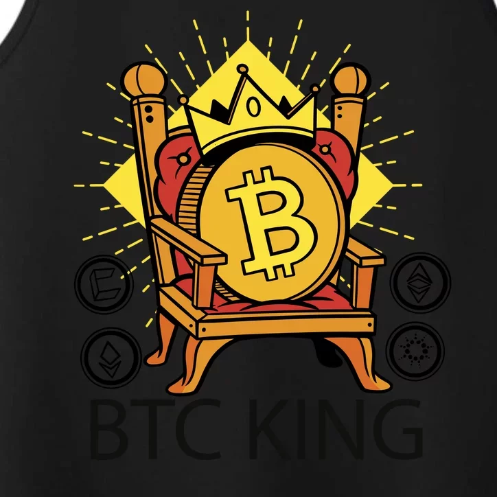 Bitcoin King Performance Tank