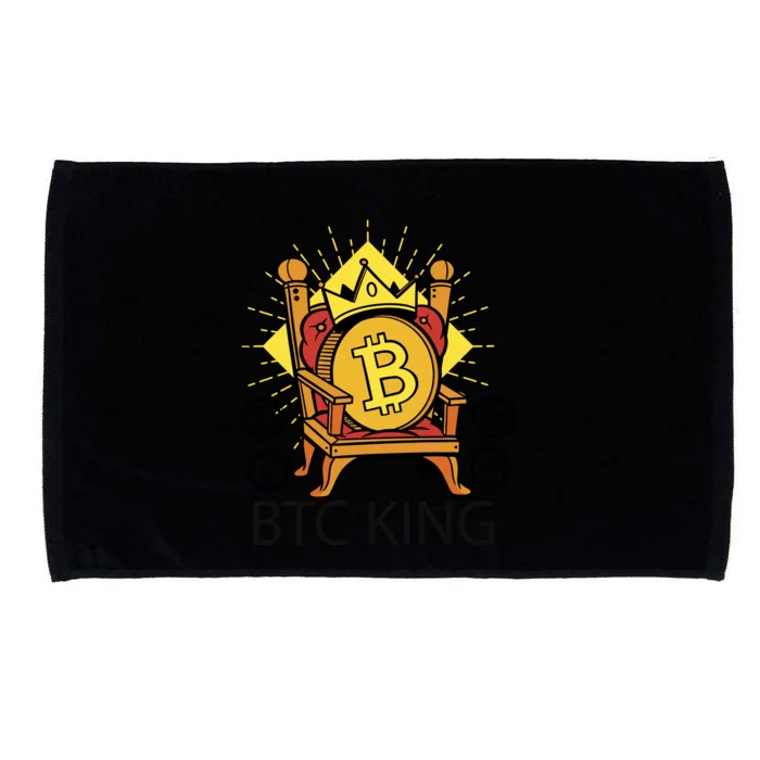 Bitcoin King Microfiber Hand Towel