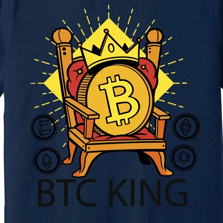 Bitcoin King Premium T-Shirt