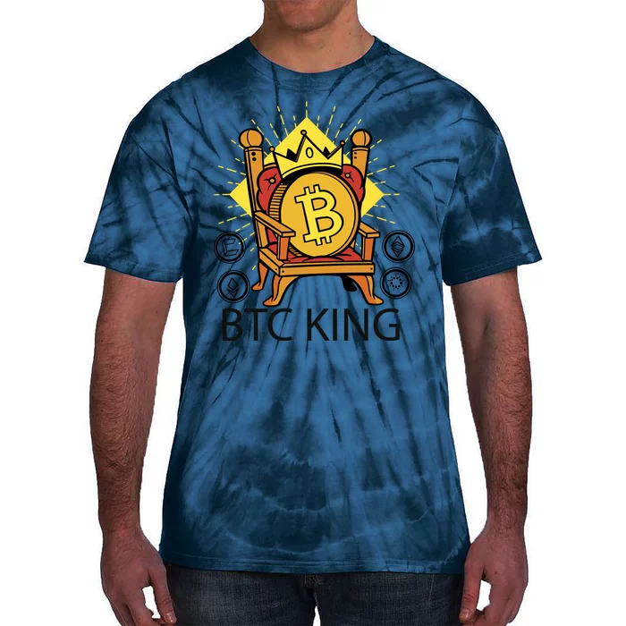 Bitcoin King Tie-Dye T-Shirt