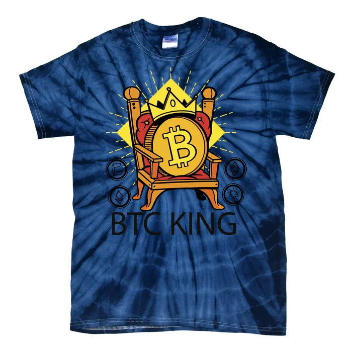 Bitcoin King Tie-Dye T-Shirt