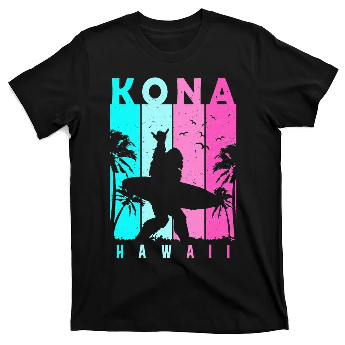 Bigfoot Kona Beach Hawaii Sasquatch Souvenir Funny T-Shirt