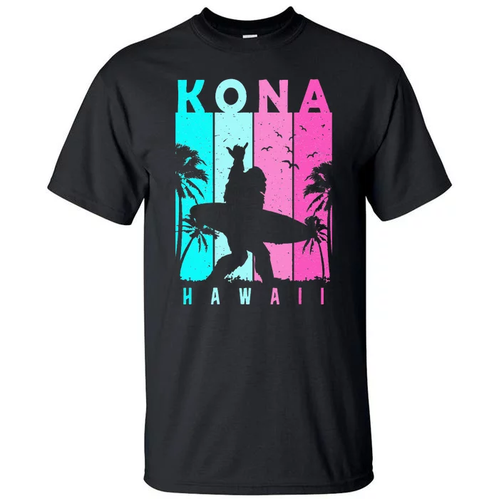 Bigfoot Kona Beach Hawaii Sasquatch Souvenir Funny Tall T-Shirt