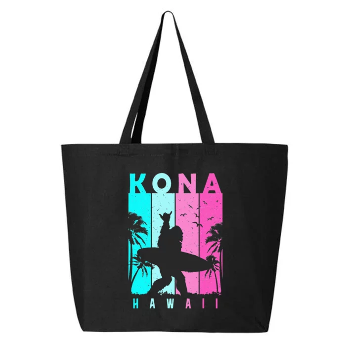 Bigfoot Kona Beach Hawaii Sasquatch Souvenir Funny 25L Jumbo Tote