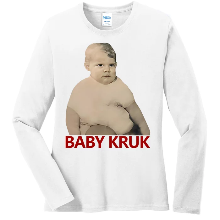 Baby Kruk Ladies Long Sleeve Shirt